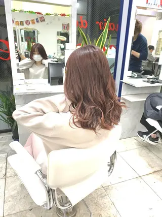 セミロング カラー 相武台ショート特化 💐川崎希💐のヘアスタイル