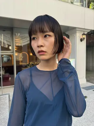 ショート 🩵似合わせボブ /ミニボブ🩵しおのヘアスタイル