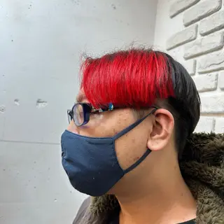 ショート カラー メンズパーマ 本多のヘアスタイル