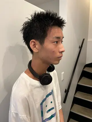 ショート メンズ 大阪メンズパーマ /スパイキー/らいのヘアスタイル