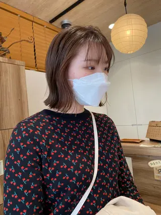 ショート カラー パーマ指名No1 /namiのヘアスタイル