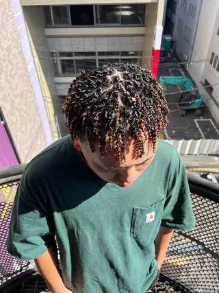 ショート パーマ メンズ Utata literie所属・嵯峨 大地/パーマ/ ハード系/特殊系のヘアスタイル