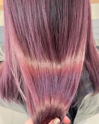 カラー 透明感モテ艶髪カラー Gallicaイリサのヘアスタイル