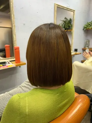 ショート パーマ 古澤 咲来のヘアスタイル