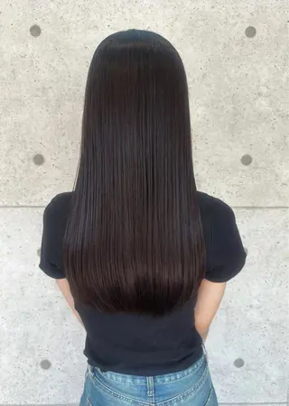 セミロング HAIR&MAKE EARTH本厚木所属・川田 奈々実のヘアスタイル