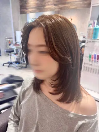 ミディアム 中田 沙希 🫧髪質改善🫧のヘアスタイル
