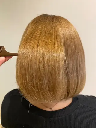 ミディアム カラー 🌹艶髪カラー🌹 津田晴加【西荻窪】のヘアスタイル