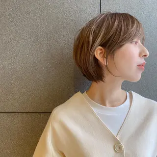 ショート カラー パーマ ヘアアレンジ メンズ キッズ ネイル マツエク・マツパ modek's tokyo所属・顔周りレイヤー ☺︎shunのヘアスタイル