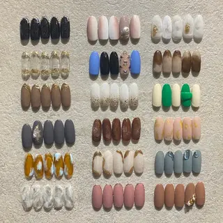 ネイル 【やり放題専門店】 スカルプ&長さ出しのネイルデザイン