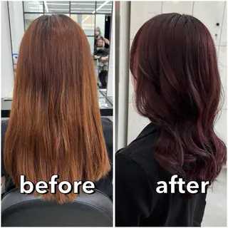 セミロング カラー あすか JILLSTUDIOのヘアスタイル
