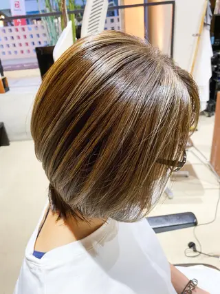 ショート カラー 工藤 惇のヘアスタイル