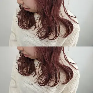 セミロング カラー ヘアアレンジ See by merのマツエク・マツパデザイン
