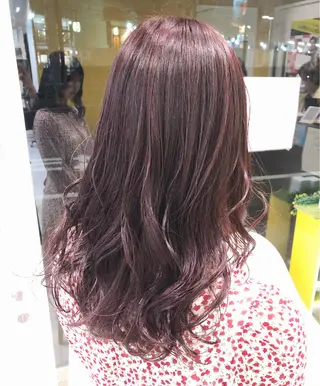 セミロング sano sayakaのヘアスタイル