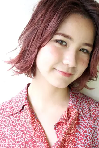 ショート カラー パーマ Mira 代表 SEKIのヘアスタイル