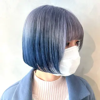 ショート カラー デザインカラー/パー マ🦖外岡咲希🦖のヘアスタイル