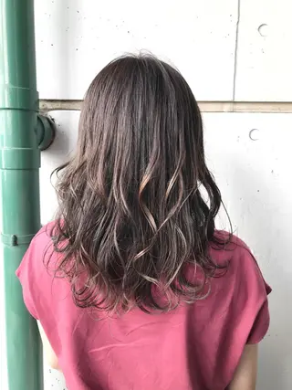 ミディアム カラー 原山 直人のヘアスタイル