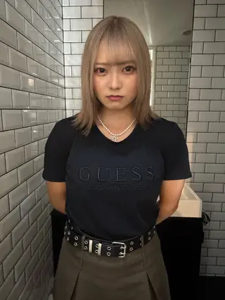 カラー ブリーチ特化/ 渋谷/TAIKIのヘアスタイル