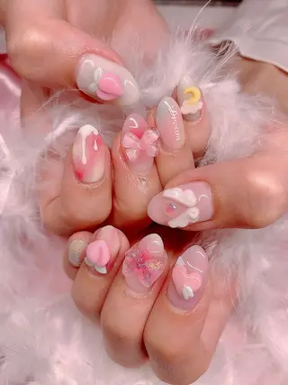 ネイル シェアサロンLei.g(レイジー)所属・3Dアートネイル💗 都築レナのネイルデザイン