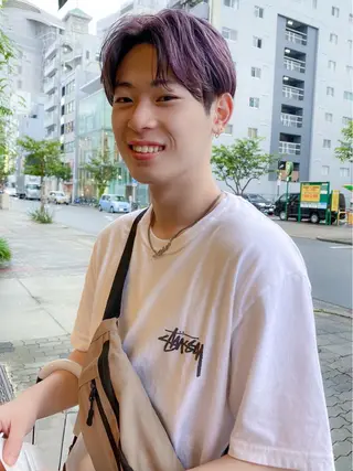 カラー メンズ 栄/矢場町 三井太朗のヘアスタイル