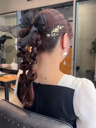 セミロング ヘアアレンジ NOVEL-DAYS所属・井上 唯のヘアスタイル