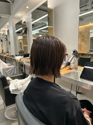 ショート カラー 森珀斗/銀座 /ショートボブのヘアスタイル