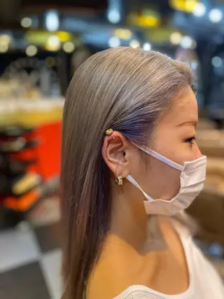 カラー カット/ピンク/ ラベンダー/長谷恵花のヘアスタイル