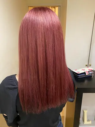セミロング カラー 三戸 修平のヘアスタイル