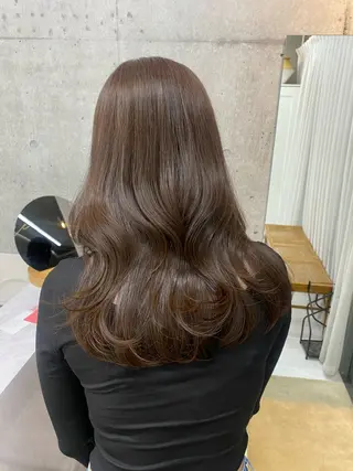 セミロング 透明感 color♡ Ibukiのヘアスタイル