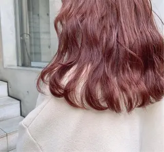 セミロング カラー 暖色/まろベージュ/ シカタユウカのヘアスタイル