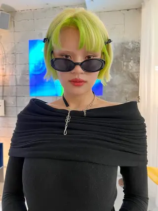 ショート カラー haco＋所属・圧倒的デザイン力 店長🎨RENAのヘアスタイル