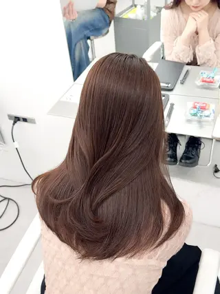 ミディアム カラー ヘアアレンジ 最小顔周りカット/ くびれヘア/窪田洸希のヘアスタイル