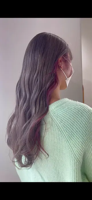 カラー HairSalon ADORE 横浜【アドア】所属・ハイライト×艶カラー ♡MISAKIのヘアスタイル