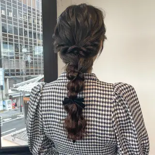 ロング ヘアアレンジ 似合わせヘア🤍 面田法子のヘアスタイル