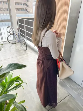 ロング カラー ヘアアレンジ autre所属・大久保 ひでなりのヘアスタイル