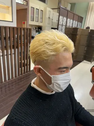 ショート カラー パーマ メンズ 毎月230人担当/ メンズヘア/清和武虎のヘアスタイル