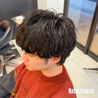 パーマ メンズ ツイストパーマ/ニュ アンス/KAITOのヘアスタイル