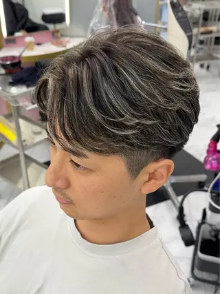 カラー メンズ メンズカット ‪‪/メッシュのヘアスタイル