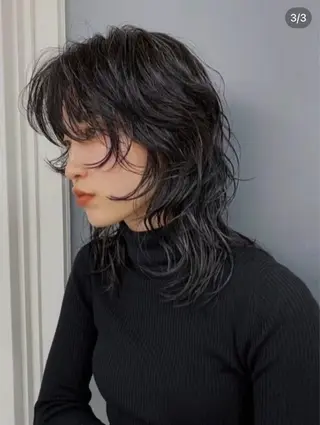 ミディアム パーマ armony明治神宮前所属・原田 聖也のヘアスタイル