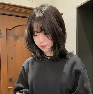 ミディアム tete nico所属・似合わせ/ヘアカラー nanami🌸のヘアスタイル