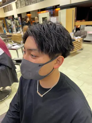 ショート パーマ メンズ メンズカット/柏/韓 国/メンズパーマ航太のヘアスタイル