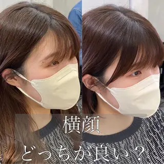 ミディアム レイヤーと顔まわり 大好き❣️関口拓馬のヘアスタイル