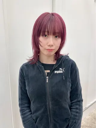 ミディアム カラー amy.所属・メンズカットパーマ/ ブリーチ高柳将太のヘアスタイル