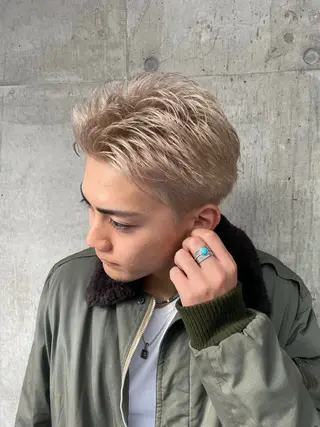 ショート 🇺🇸ルミナ🔥 海外ハイライトのヘアスタイル