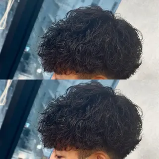 ショート パーマ指名率No1 メンズ特化ケイトのヘアスタイル