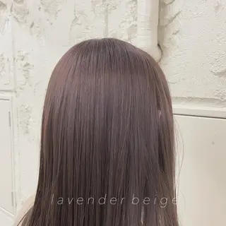 セミロング カラー ハイトーン🦢 Natsumiのヘアスタイル