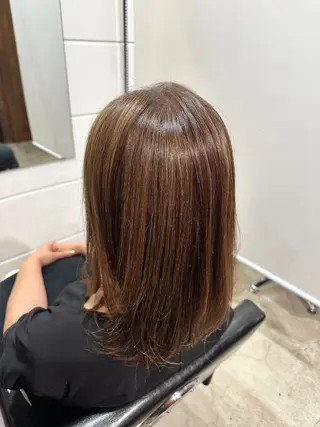 ミディアム Elme所属・シングルカラー 大募集中❣️ あいりのヘアスタイル