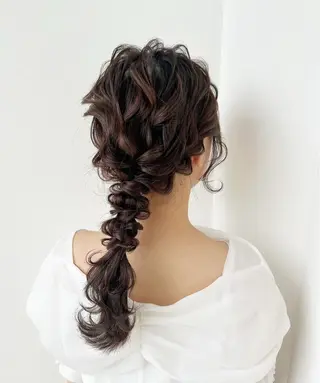 ヘアアレンジ アレンジカラー モデル🎀yuuiのヘアスタイル