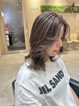 ミディアム カラー 🖤KURUMI🖤 潤艶・髪質改善のヘアスタイル