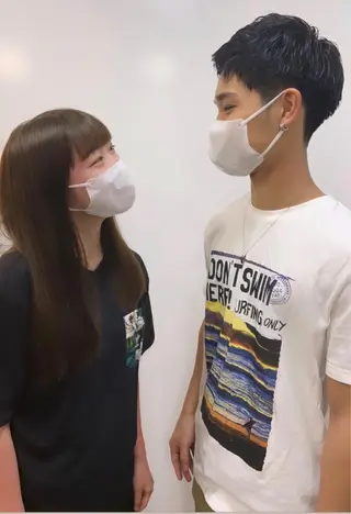 ロング カラー メンズ ♡ma ki♡のヘアスタイル