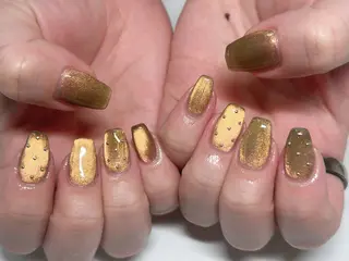 ネイル 【パラジェル・フィルイン】Nailsalon　Merci東中野所属・Merci shigaのネイルデザイン